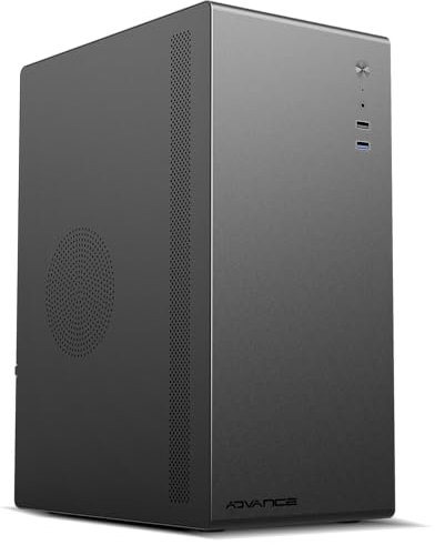 Optima Boîtier PC 100% Métal Ultra Mini/Alimentation 350W nominale Incluse/pour Cartes mères mATX/ITX