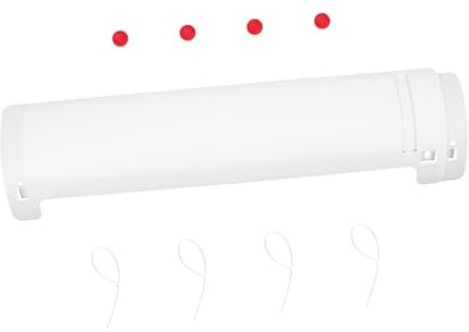 ULTECHNOVO Klimaanlage Windschutzscheibe Entwurf Fenster Deflektor Abdeckung Büro Zubehör Klimaanlage Deflektor Luftabweiser-auslassschild Plastik Weiß