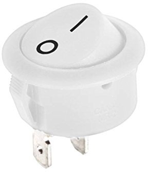 ROBEX R5 0-1 interruttore a levetta Interruttore a bilanciere 6A 250V ON/Off Rotondo Bianco