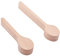 WANDIC Lot de 2 cuillères vierges en bois de hêtre brut pour sculpter la forme de cuillère, 2 tailles