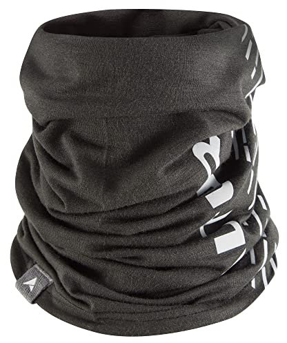 Altura Unisex Merino Blend Thermal Reflective Neckwarmer/Snood - Black - One Size