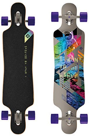 Longboard Street Surfing Curve DT Freeride 39 I Want to Believe