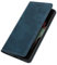 BRAND SET Custodia per Wiko Power U30 Cover Flip PU Copertina in Stile Retrò [Supporto Funzione][Slot Cart][Fibbia Magnetica Invisibile] Cover per Wiko Power U30 Cellulare-Blu