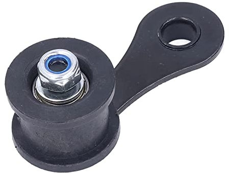 Fydun Tensor de Cadena, Negro Metal Tensor de Rodillo de Cadena de Servicio Pesado con Primavera para Street Dirt Pit Bike ATV Quad Scooter