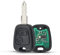 AULESSE Peugeot Coque de Clé Télécommande de Rechange 2 Boutons 433 MHz Voiture à Distance avec Puce ID46 PCF7961 et Lame NE73 pour Peugeot 206 306 405