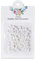 Worparsen Nail Art Bow Solid Color Bow Fingernail Manicure Decoration DIY Non-Fading White