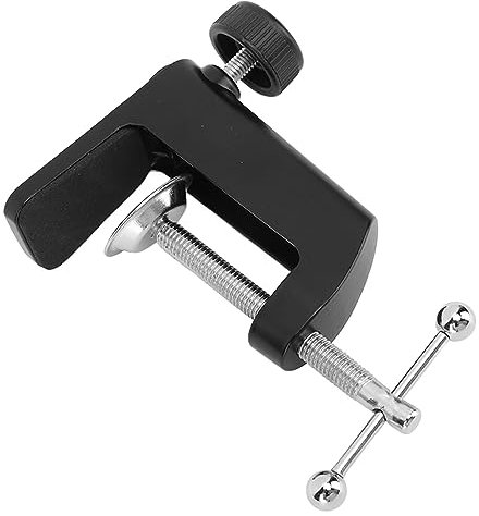 Hyuduo Morsetto da Scrivania C Morsetto per Lampada da Scrivania Dimensioni Massime Apertura 2,4 Pollici 61 Mm Morsetto da Scrivania di Ricambio Supporto Base Morsetto C