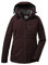 killtec Damen Funktionsjacke/Outdoorjacke mit abzippbarer Kapuze KOW 140 WMN JCKT, dunkelweinrot, 36, 37411-000