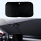 GZCSsm Auto-Sonnenschutz für Jeep Grand Cherokee WJ 1999-2004,UV-Schutz Sonnenschirm Wärmeisolierung Windschutzscheiben-Innenzubehör,A-Black