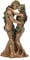 Baummenschen Figur Liebespaar – Handbemalte Fantasy-Deko aus Polyresin, Dekofigur für Verliebte, 21 cm Höhe