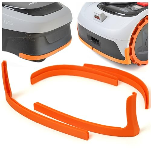 Kantenschutz passend für Segway Navimow i105e, i108e, Bumper, Protector für Mähroboter, NEU DE (Orange, für i105e/i108e)
