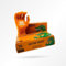 TG TOUGH GLOVE Gator Gripz Nitrile Gloves (Pack Of 50) | Diamond Texture Orange Disposable | Powder & Latex Free | Strong Heavy-Duty (XXL)