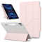 Sacs et étuis pour tablettes PC Compatible With iPad Pro 13 Inch Case M4 2024 7th Generation Detachable Magnetic Cover Slim Protective Case,Multi-Angle Viewing Clear Transparent Back Shell Shockproof