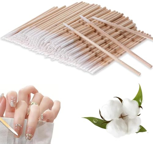Wattestäbchen, Wattestäbchen, Wattestäbchen, Holzstäbchen für Augenbrauen, Tattoo, Schönheit, Make-up, Farbe, Nagelnaht, spezielle schmutzige Picking-Sticks, Nagelnaht, spezielle schmutzige Picking