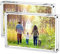 Boxalls Marcos Fotos Metraquilato 10 x 15 cm - Pack de 2, Marco Transparente Acrílico Doble Cara, Marcos de Cristal para Retrato Sin Marco para Escritorio, Habitación y Oficina