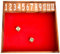 Shut The Box 12 Large rotes Klappenspiel als Holzbox mit 12 Klappen Knobelholz Gesellschaftsspiel, Würfelspiel Trinkspiel, Rechenspiel für Kinder, Gruppenspiel