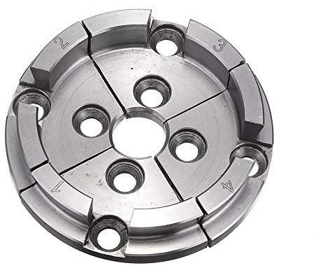 KingLan Reversible 3.5 Inch Wood Turning Chuck 1-Inch x 8Tpi Thread Wood Lathe Chuck Accessory Jaws Wood Lathe Turning Tool - 5#