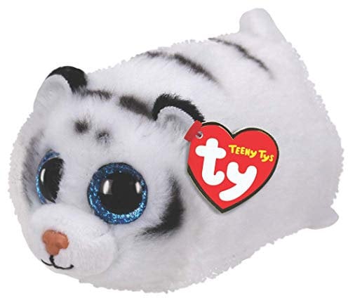 TY 42151 Tundra Tiger Plüschtier, weiß, 10 cm