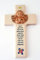Kinderkreuz 15x9cm mit Ton-Engel Schmetterling