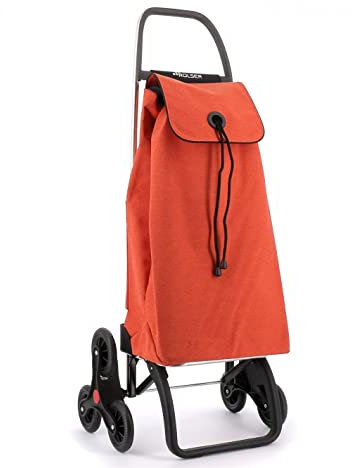 Einkaufstrolley Rolser ECOIMAX 6 Räder Treppensteiger - Orange