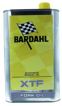 BARDAHL XTF FORK OIL, Olio Forcelle Racing Sintetico, Confezione da 1 Litro