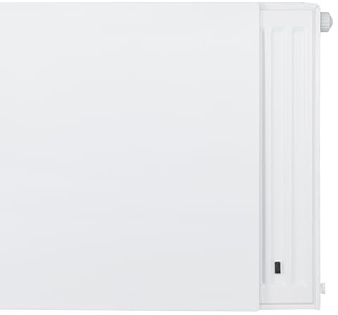 Belrad Planplatte für Heizkörper, glatte Frontabdeckung aus Stahl, Heizkörperverkleidung pulverbeschichtet RAL 9016, magnetische Befestigung, passend für Universalheizkörper, HxB 500x2200 cm, Weiß