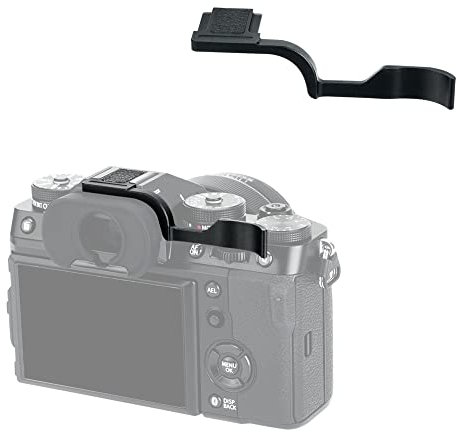JJC Impugnatura in metallo per fotocamera FujiFilm X-T5, X-T4, X-T3, Fuji XT5, XT4, XT3, supporto per pollice con supporto per il pollice, presa migliorata