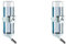 Ferplast Water Bottle Clip Fitting: Drinky 600cl L183 - Random Colors,11 x 6,5 x h 24,5 cm - 0,6 Liter (Pack of 2)