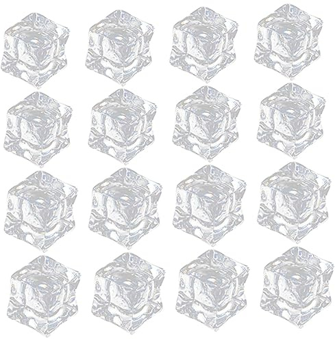 Faux 60 Stücke Acryl Gefälschte Eisblöcke Dekorative Fotografie Requisiten Realistische Form Für Home Shop