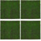 Amosfun 4 Stück Mini Aquarium Modell Rasenmatte Fußmatte Aus Kunstrasen Simulation Grasmatte Lebensechte Grasmatte Kunstrasenmatte Outdoor-Matte Grasteppich Pflanze Künstlich Beflockung