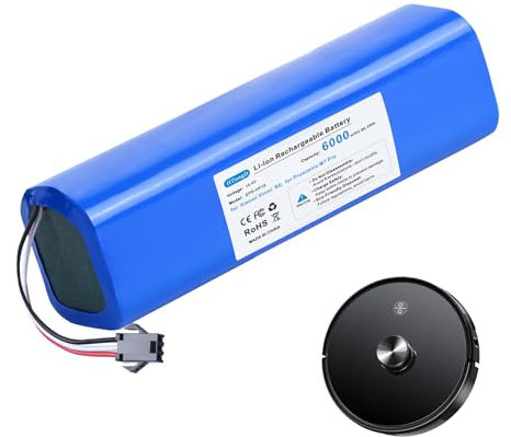 6000mAh Akku für Proscenic M7 Pro Ersatzakku: HTongD 14.4v Li-ion Ersatzakkus Kompatibel mit Proscenic M8 Pro,LDS M7 Pro, M7 Max - Kompatibel mit Xiaomi Viomi S9, Viomi D800