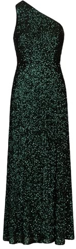 APART Fashion Damen Apart One-Shoulder Abendkleid mit Unterschiedlich Kleid (1er Pack)