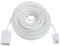 BT Telephone Extension Cable 10M, BT Male to Female Extension Cable 6-Pin Straight Through Telephone, Phone Line Cord Compatible with UK Landline Fax and Modem Home and Office