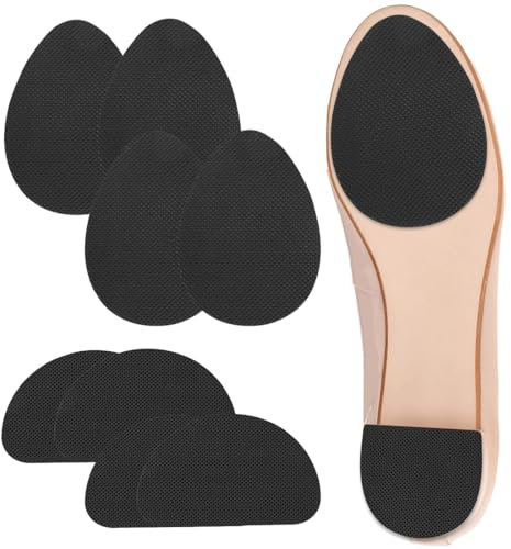 XPEX 8 Pezzi Kit Di Adesivi Antiscivolo Per Scarpe,Cuscinetti In Gomma Di Alta Qualità,Antiscivolo Suola Scarpa Adesivo,Traslucidi e Resistenti,Per Tacchi Alti,Sandali,Stivali(4 Paia)