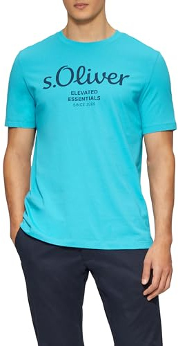 s.Oliver Baumwoll-T-Shirt mit Logo-Print