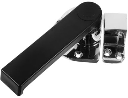 STOBOK Replacement Freezer Door Handle Metal Cooler Door Latch Lock for Fridge Walk-in Cooler Handle Zinc Alloy