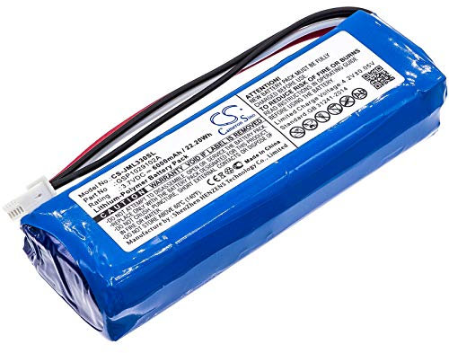 CS Batterie de rechange haute capacité JBL Charge 3, GSP1029102A 6000 mAh / 22,20 Wh