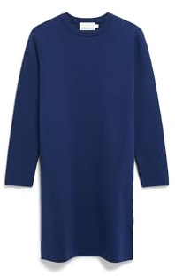 ARMEDANGELS Damen Strickkleid aus Bio-Baumwolle ROSANNIAAS Relaxed Fit Blue Noon XXL