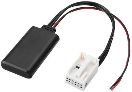 Hoite Bluetooth Aux Audio Adapter Car Radio RD4 Stereo Aux‑IN Audio Cable Adapter Replacement for Citroen C2 C5 C6 C8 for Peugeot 207 308 407 1007 4007