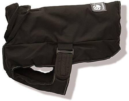 Danish Design Black Harness 2 In 1 Ultimate Rainproof Windproof Machine Washable Dog/Puppy Coat 26 Inch 65 cm