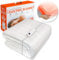 Wärmer Electric Blanket Single Size - Fully Fitted Mattress Cover with Elasticated Skirt, 3 Heat Settings, Detachable Controller, Machine Washable - 193 X 91cm Single