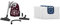 Rowenta RO3969 Compact Power Beutel-Staubsauger (Maximale Leistung: 750 Watt, Staubbeutelkapazität: 3 Liter) dunkelrot/Silber & Hygiene+ ZR200520 Staubsaugerbeutel 4 TLG.