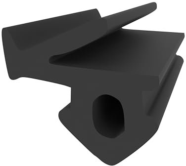 Anschlagdichtung für VEKA, Trocal und Kömmerling Fenster - Schwarz - Muster - Fensterdichtung - Gummidichtung - Dichtung - Kunststofffenster