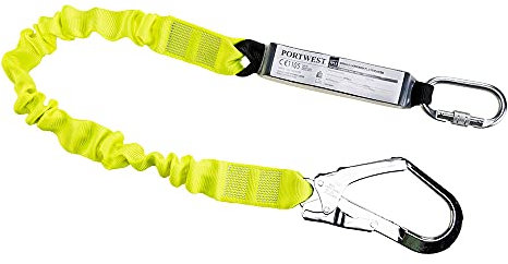 Portwest Cordino elastico singolo con ammortizzatore, colore: giallo, FP53YER