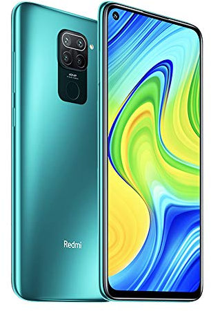 Xiaomi Redmi Note 9 Smartphone,3GB RAM 64GB ROM Téléphone,6.53 Plein écran DotDisplay MTK Helio G85 Processeur 48MP + 8MP + 2MP + 2MP AI Quad Camera Hotshot Global Version(Vert)