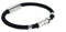 Wireless Negative Ion Armband Silikon Antistatisches Armband Outdoor Sports Unisex Fitness Power Armbänder - für Männer Frauen Paar17CM -19CM-schwarz