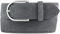 BELTINGER Damen-Gürtel aus Veloursleder 4 cm | Wildleder 40mm Mit Runder Schnalle | Dunkelgrau 80cm