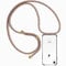 ZYIMOU Mobile Phone Chain Case Compatible with iPhone XR, Mobile Phone Necklace Case with Strap Protective Cord for Hanging Transparent Soft TPU Silicone Bumper Rainbow