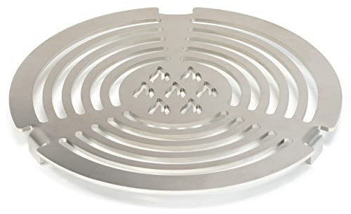 MATADA® Placa de parrilla de 20 cm de diámetro de acero inoxidable para placa de fuego, bandeja de fuego, parrilla de bolas