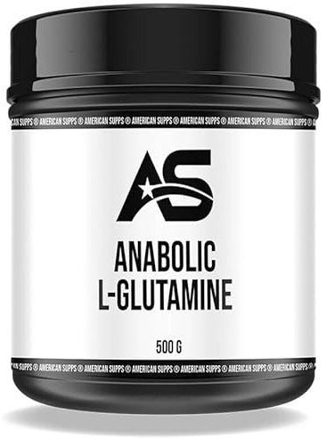 American Supps® PREMIUM Glutamin Pulver [500g] - rein - geschmacksneutral + ohne Zusatzstoffe